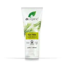Dr Organic Gel limpiador facial de Árbol de Té, 200ml. Dr Organic Gel limpiador facial de Árbol de Té, 200ml.