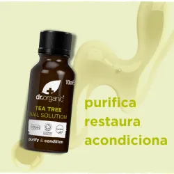 Dr Organic Solución para uñas de Árbol de Té, 10ml. Dr Organic Solución para uñas de Árbol de Té, 10ml.