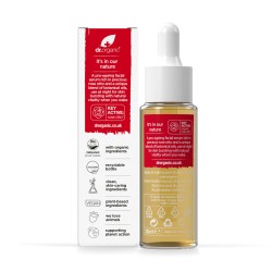 Dr Organic Sérum facial Rose Otto, 30ml.