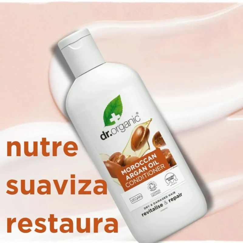 Dr Organic Acondicionador de aceite de Argán, 265ml. Dr Organic Acondicionador de aceite de Argán, 265ml.
