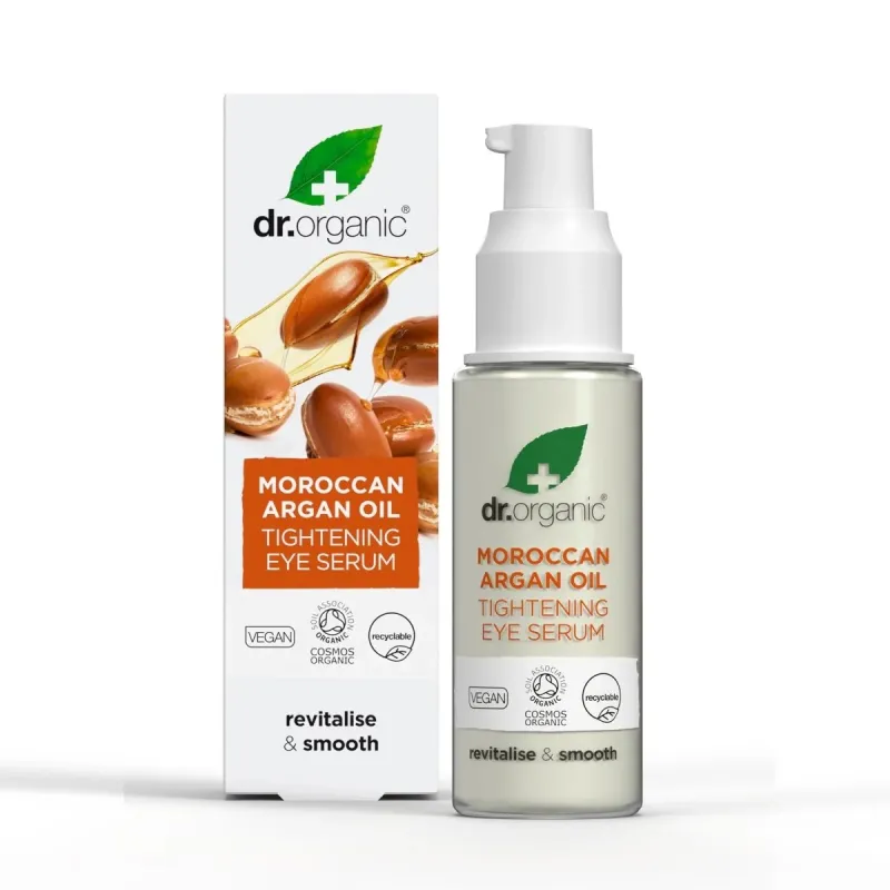 Dr Organic Sérum contorno de ojos firmeza instant. de Argán, 30ml. Dr Organic Sérum contorno de ojos firmeza instant. de Argán, 30ml.