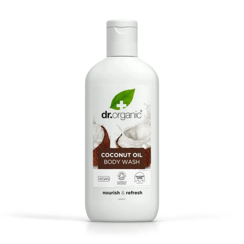 Dr Organic Gel de ducha de aceite de Coco, 250ml. Dr Organic Gel de ducha de aceite de Coco, 250ml.