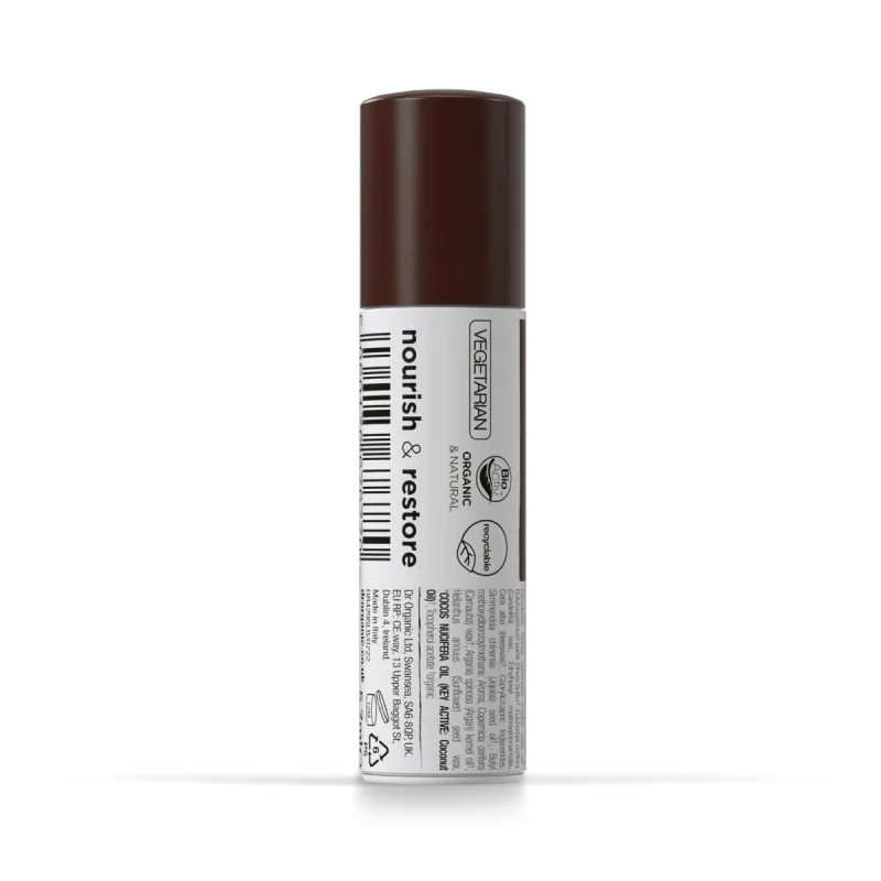 Dr Organic Bálsamo labial de aceite de Coco, 5.7ml.