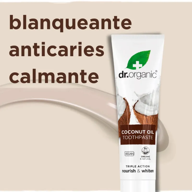 Dentífrico Aceite Coco Dr Organic 100ml | Farmacia Barata Dentífrico Aceite Coco Dr Organic 100ml | Farmacia Barata