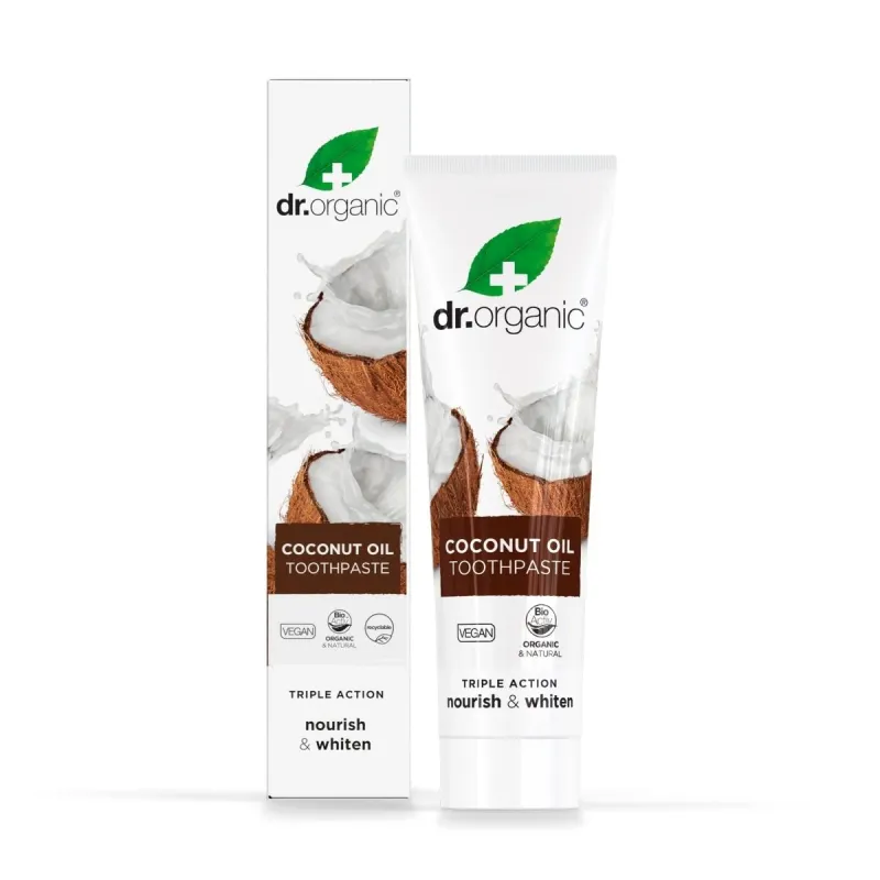Dentífrico Aceite Coco Dr Organic 100ml | Farmacia Barata Dentífrico Aceite Coco Dr Organic 100ml | Farmacia Barata