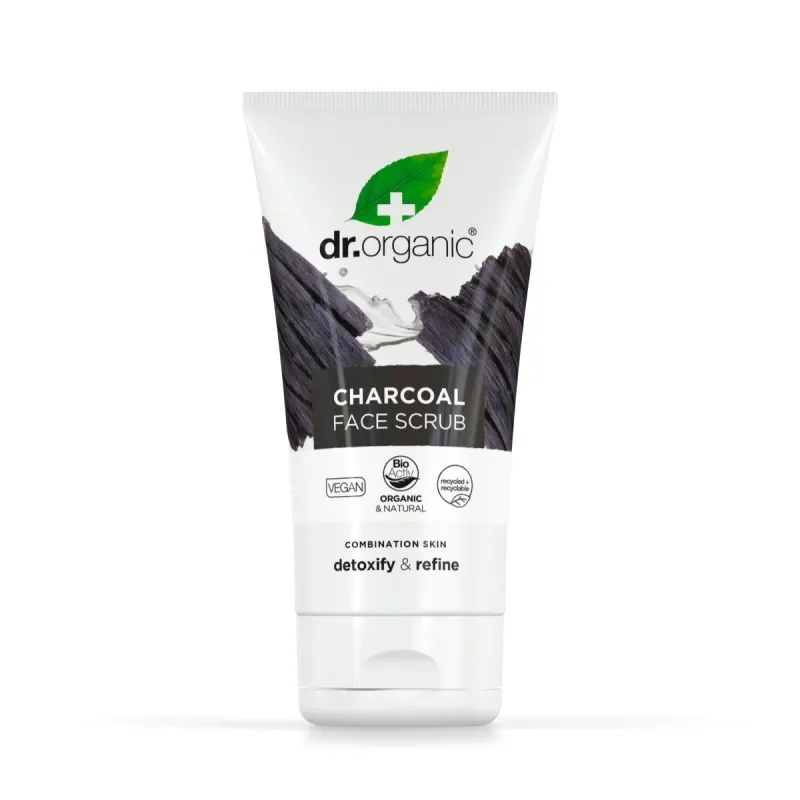 Dr Organic Exfoliante facial de Carbón Activo, 125ml. Dr Organic Exfoliante facial de Carbón Activo, 125ml.