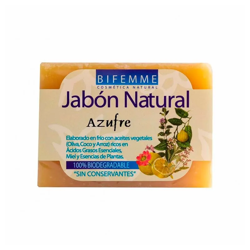 bio femme jabon de azufre 100g