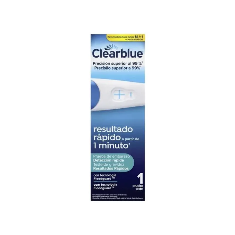 Clearblue Test de Embarazo Analogico Detección Rapida, 1 unidad Clearblue Test de Embarazo Analogico Detección Rapida, 1 unidad