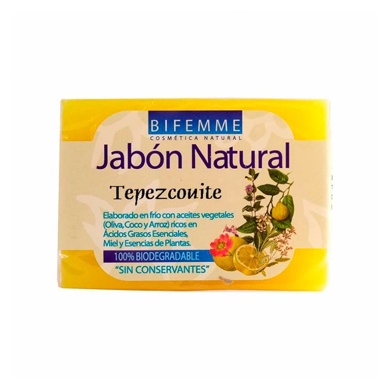 Bio-Femme Jabón Tepezcohuite, 100g.