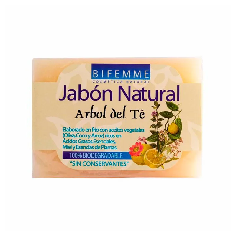 Jabón Árbol de Té Biofemme 100g | Farmacia Barata Jabón Árbol de Té Biofemme 100g | Farmacia Barata