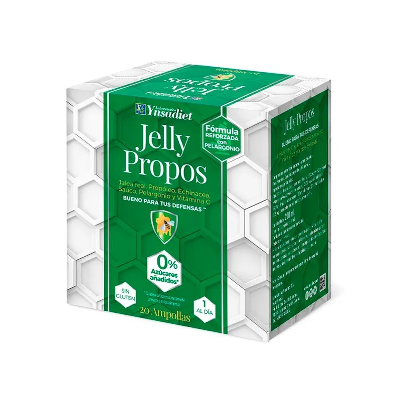 Ynsadiet Jalea+Propoleo Sin Azucar, 30 ampollas