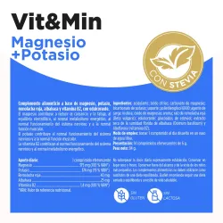 Eladiet Magnesio+potasio ingredientes, 14 comprimidos efervescentes Eladiet Magnesio+potasio ingredientes, 14 comprimidos efervescentes