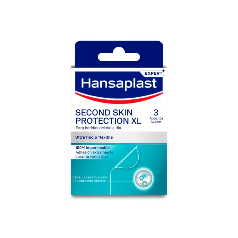 Hansaplast Second Skin 70x60mm, 3 unidades Hansaplast Second Skin 70x60mm, 3 unidades