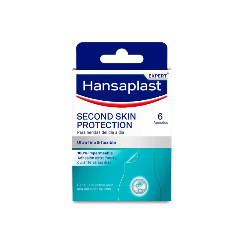 Hansaplast Second Skin 73x36mm, 6 unidades Hansaplast Second Skin 73x36mm, 6 unidades