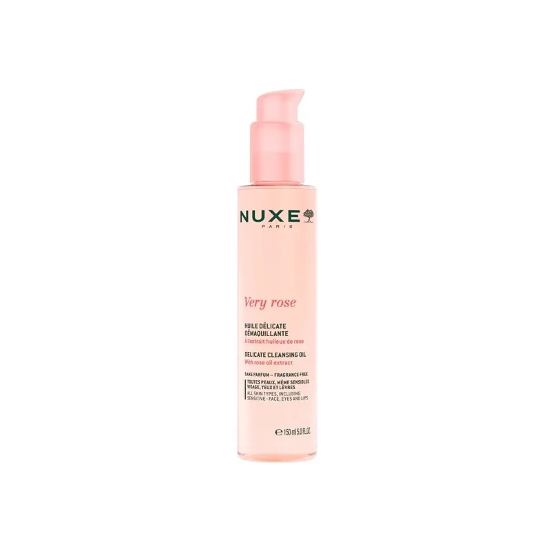 Nuxe Very  Rose aceite delicado desmaquillante, 150 ml