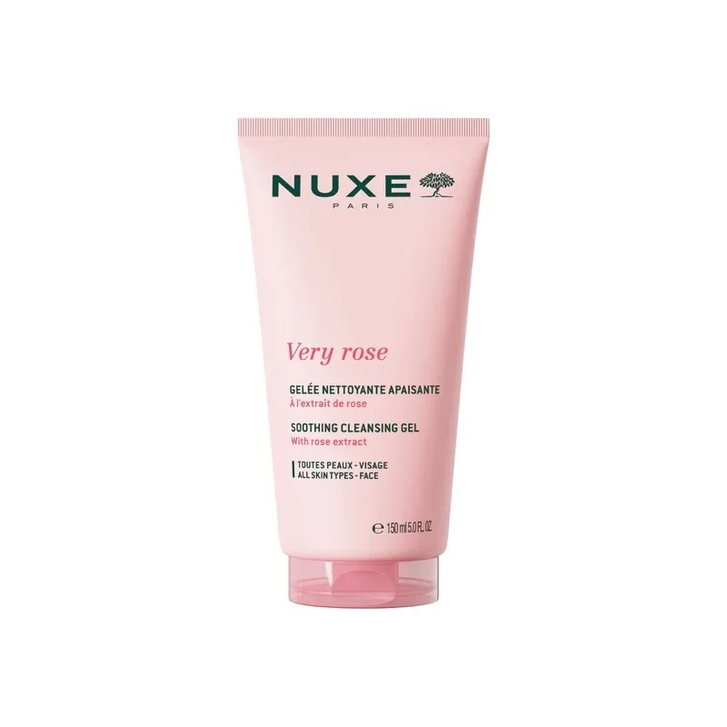 Nuxe Very Rose gel limpiador calmante, 150 ml