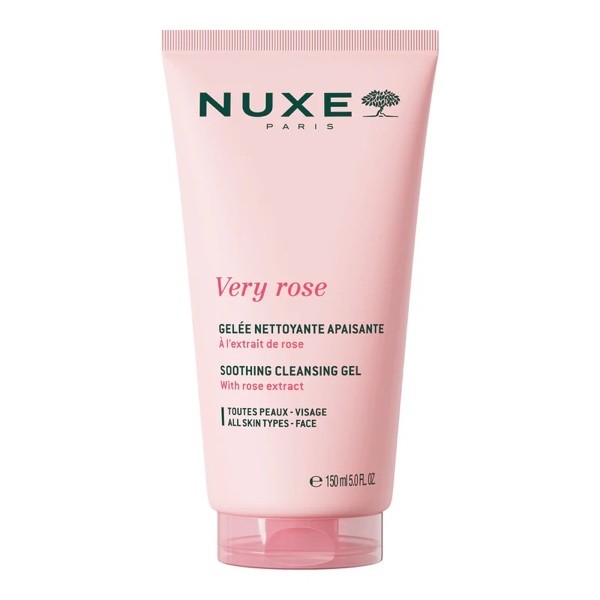 Nuxe Very Rose gel limpiador calmante, 150 ml