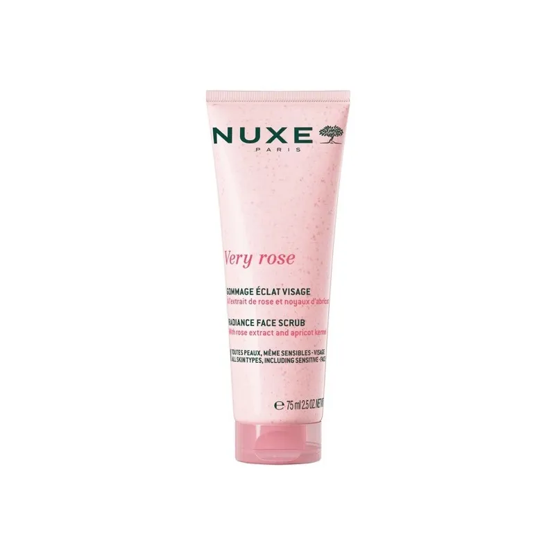 Nuxe Very Rose exfoliante facial luminosidad, 75 ml