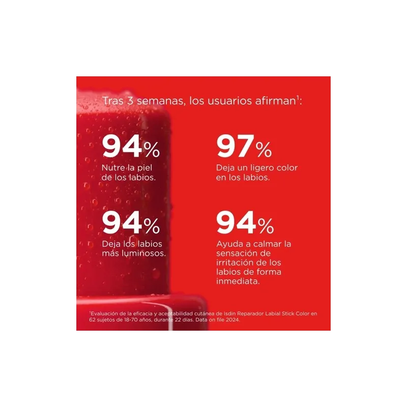 Isdin reparador labial rojo stick resultados Isdin reparador labial rojo stick resultados