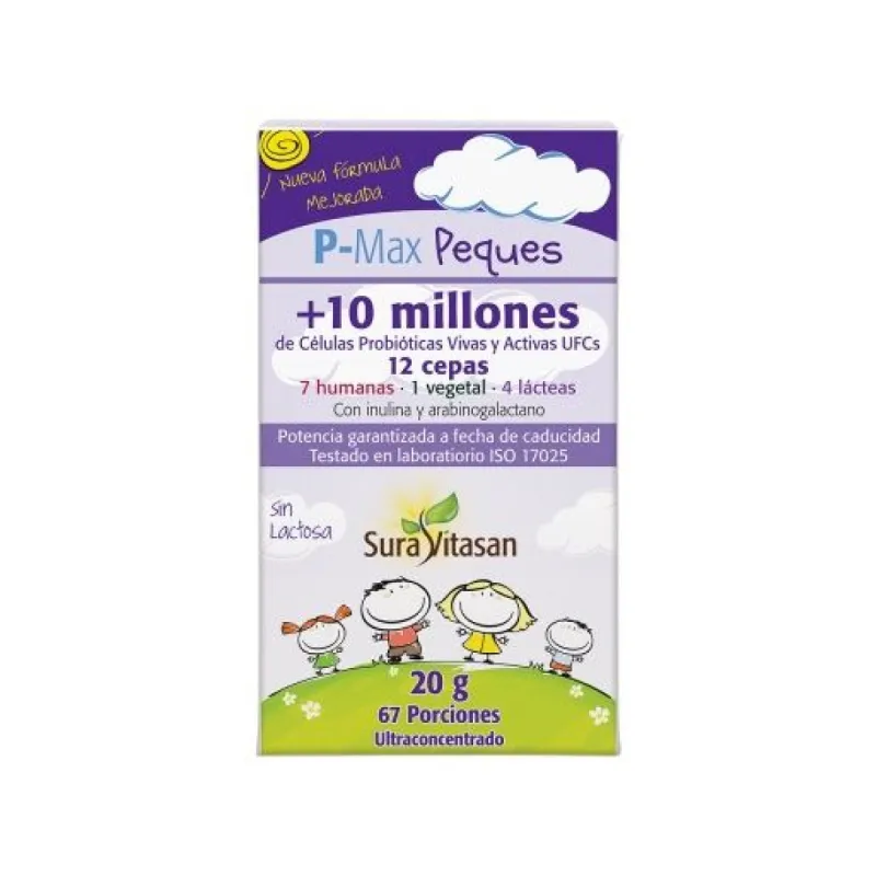 Sura Vitasan P-Max Peques, 20 gramos