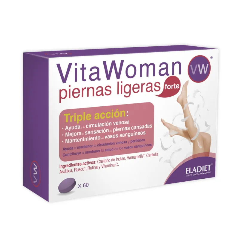 eladiet vitawoman piernas ligeras, 30 comprimidos eladiet vitawoman piernas ligeras, 30 comprimidos
