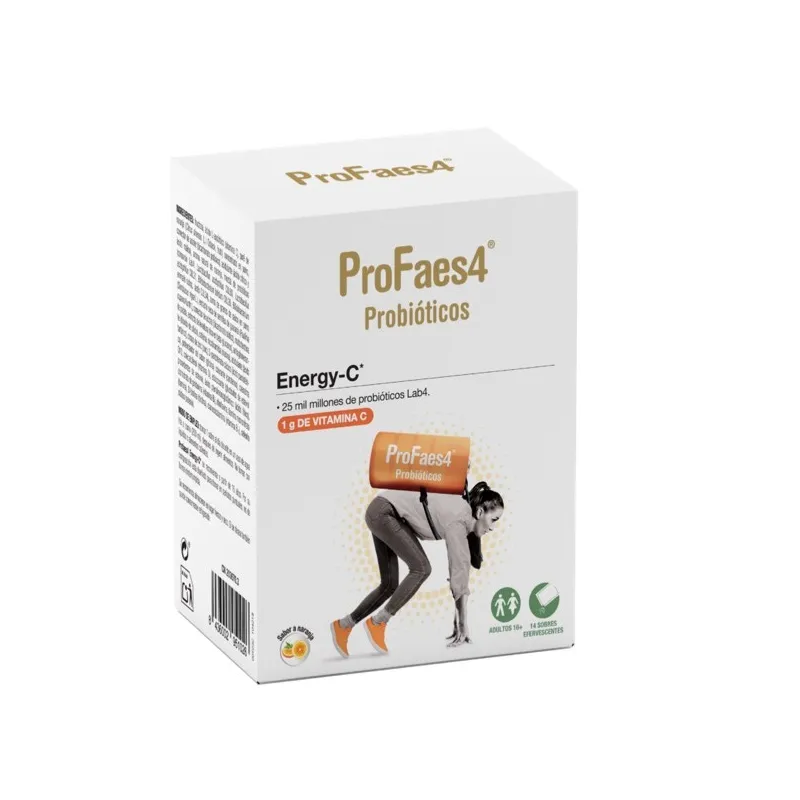 ProFaes4 Energy-C probióticos, 14 sobres