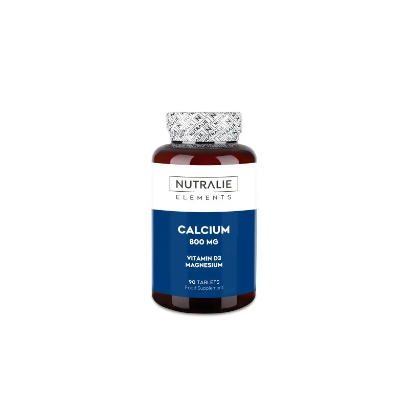 Nutralie calcio 800 mg con vitamina D3 y magnesio, 90 comprimidos