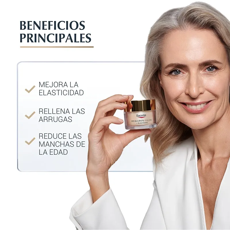 Eucerin Hyaluron Filler+ Elasticity Día SPF30, 50ml | Farmacia Barata Eucerin Hyaluron Filler+ Elasticity Día SPF30, 50ml | Farmacia Barata