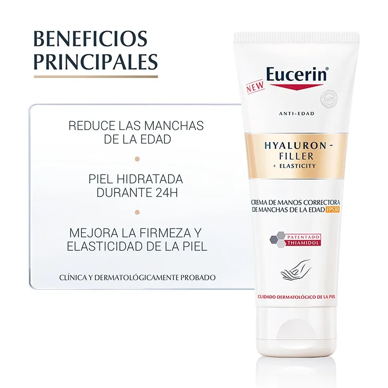 Eucerin Hyaluron-Filler + Elasticity Crema de manos correctora, 75ml | Farmacia Barata Eucerin Hyaluron-Filler + Elasticity Crema de manos correctora, 75ml | Farmacia Barata