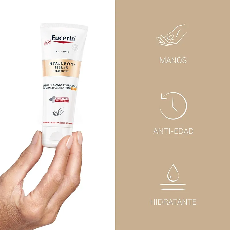 Eucerin Hyaluron-Filler + Elasticity Crema de manos correctora, 75ml | Farmacia Barata Eucerin Hyaluron-Filler + Elasticity Crema de manos correctora, 75ml | Farmacia Barata