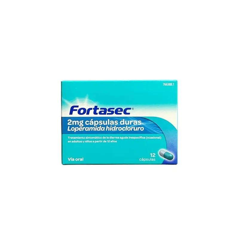 Fortasec 2 mg, 12 cápsulas Fortasec 2 mg, 12 cápsulas