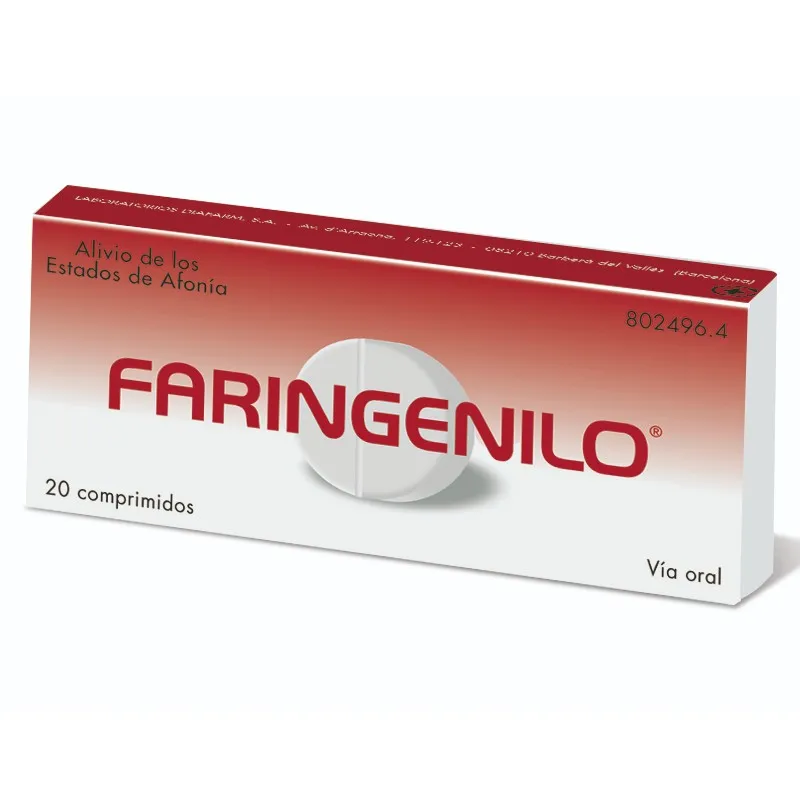 FARINGENILO 20 COMPRIMIDOS PARA CHUPAR FARINGENILO 20 COMPRIMIDOS PARA CHUPAR