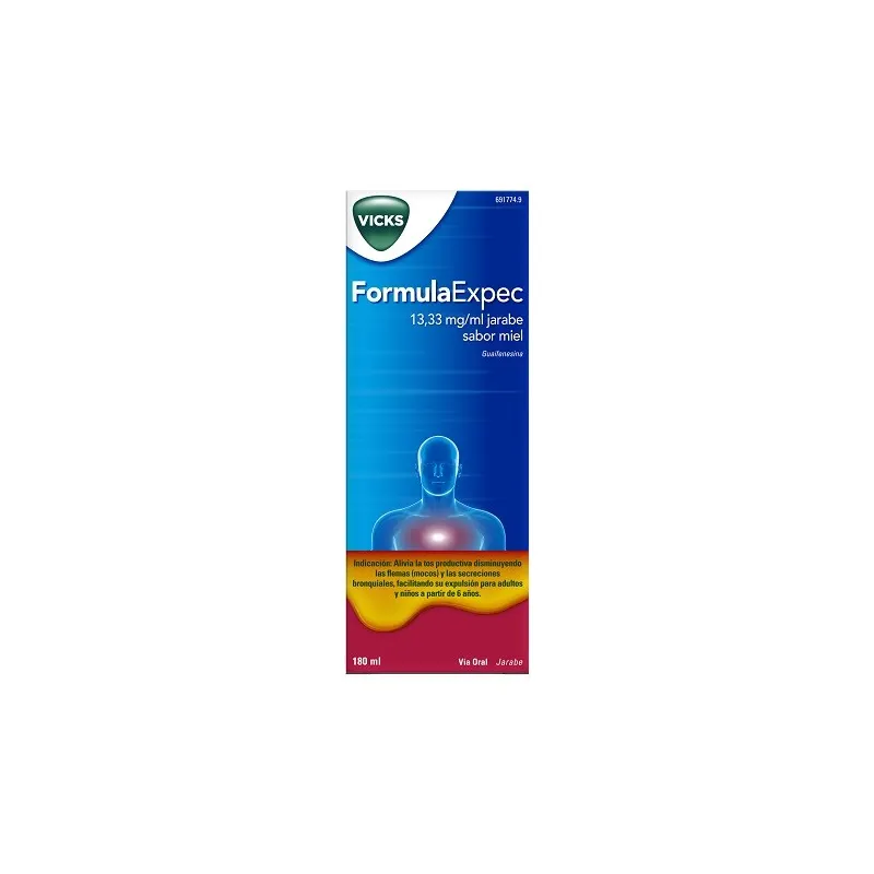 Formulaexpec 13,33 mg/ml Jarabe Sabor Miel, 180 ml