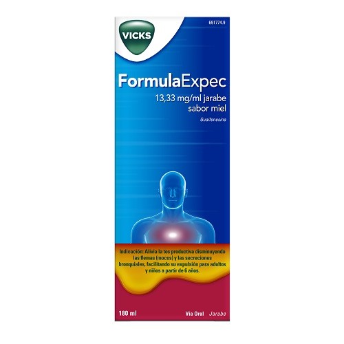 Formulaexpec 13,33 mg/ml Jarabe Sabor Miel, 180 ml