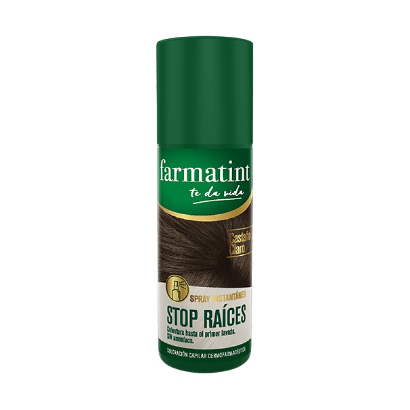 Farmatint FTT Stop Raíces Castaño Claro Spray, 75 ml