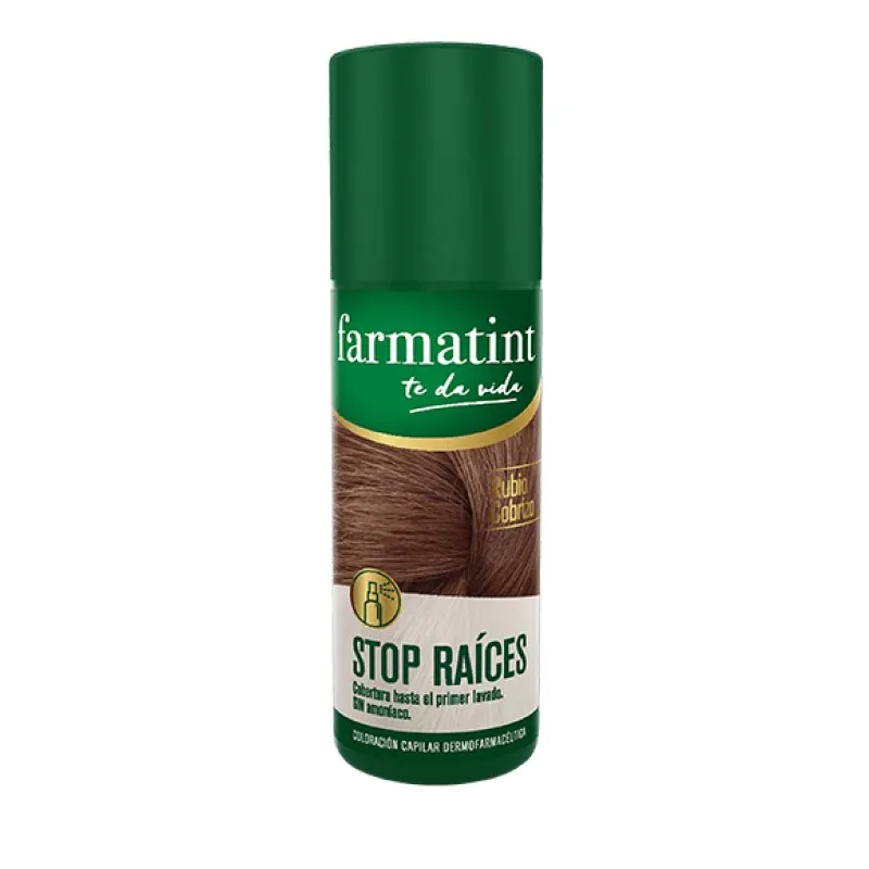Farmatint FTT Stop Raíces Cobrizo Spray, 75 ml