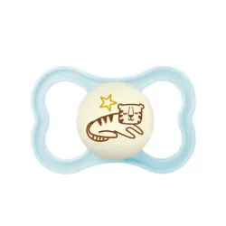 MAM Supreme Night 16+ silicona azul tigre, 1 unidad MAM Supreme Night 16+ silicona azul tigre, 1 unidad