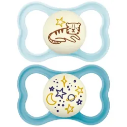 MAM Supreme Night 16+ silicona azul, 1 unidad MAM Supreme Night 16+ silicona azul, 1 unidad