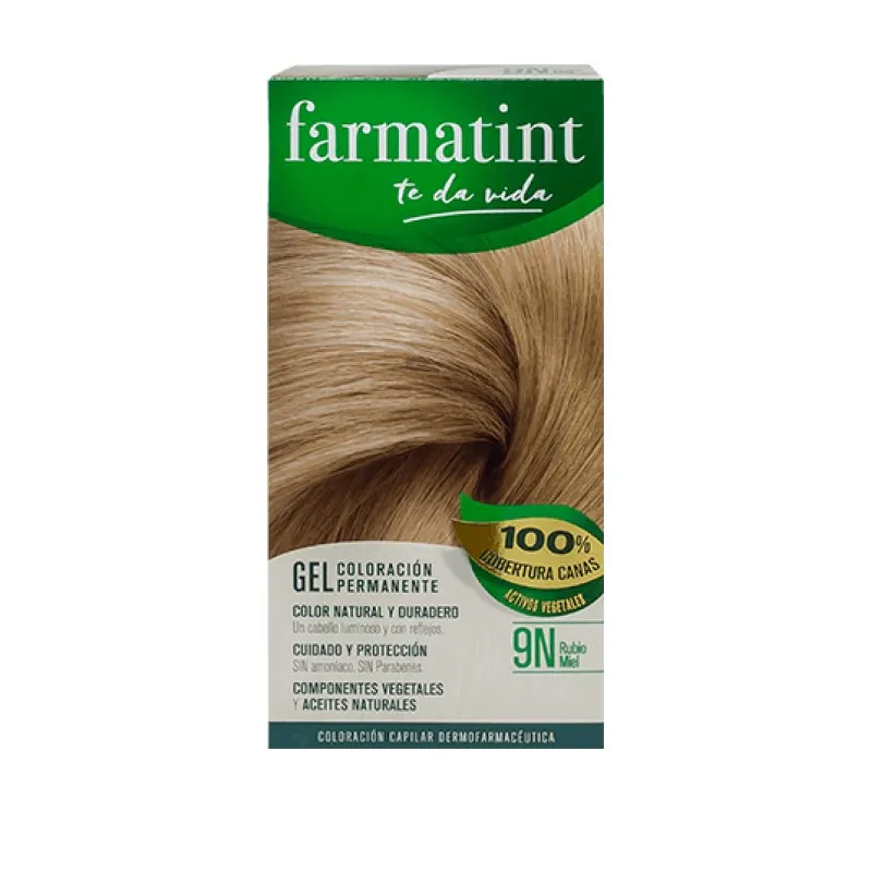 Farmatint 9n rubio miel FTT Gel, 130 ml