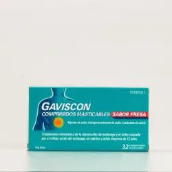 Gaviscon, 32 comprimidos masticables sabor fresa