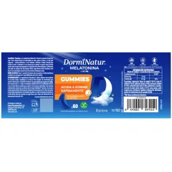 DormiNatur Gummies etiqueta, 60 gominolas