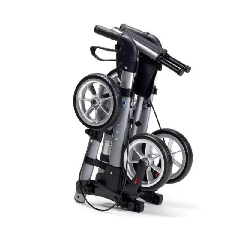 Andador Rollator plegable Quadri Light plateado