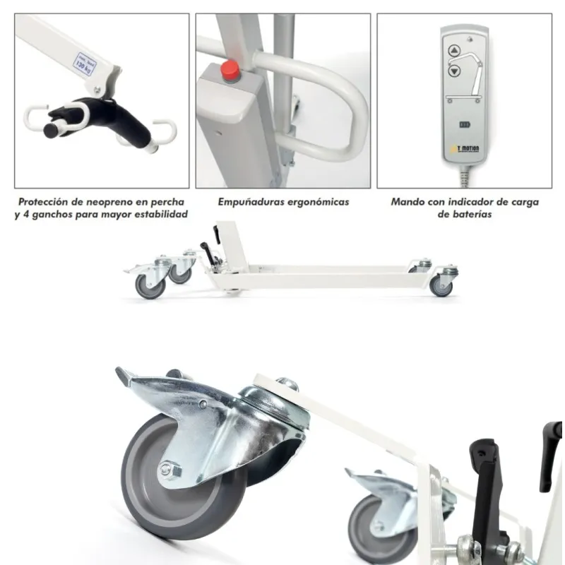 Grúa de traslado Falcón con arnés Grúa de traslado Falcón con arnés