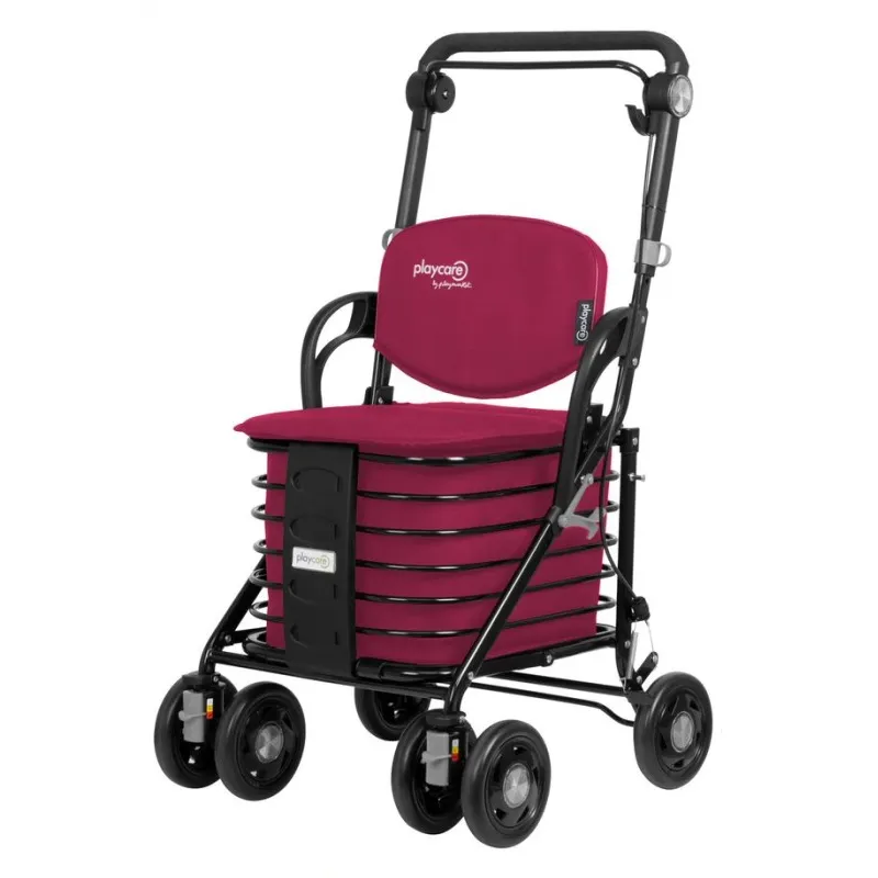 Andador Care One granate  + Cesta de compra Andador Care One granate  + Cesta de compra