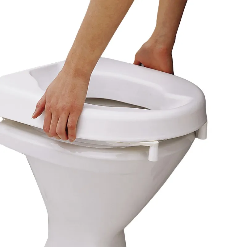 Elevador Cuadrado WC duro 10 cm con tapa HI-LOO Elevador Cuadrado WC duro 10 cm con tapa HI-LOO