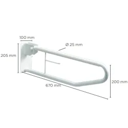 Asidero Abatible de 2 barras Asidero Abatible de 2 barras