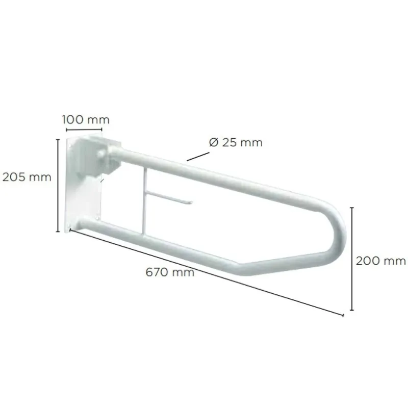 Asidero Abatible de 2 barras Asidero Abatible de 2 barras