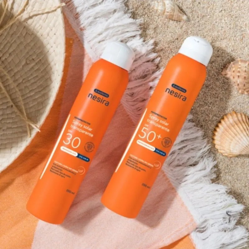 Acofar Nesira Spray Solar Transparente SPF30, 200 ml Acofar Nesira Spray Solar Transparente SPF30, 200 ml