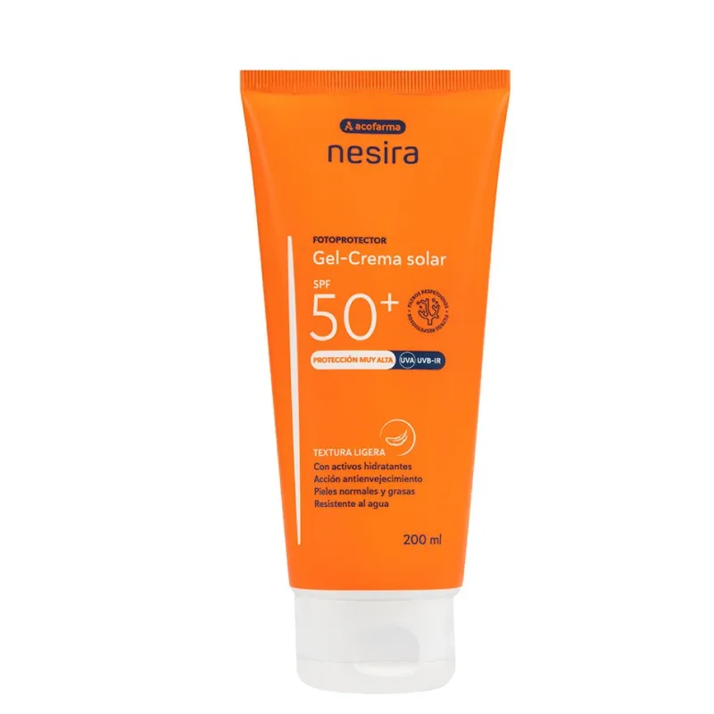 Acofar Nesira Gel-Crema Solar SPF 50+, 200 ml Acofar Nesira Gel-Crema Solar SPF 50+, 200 ml
