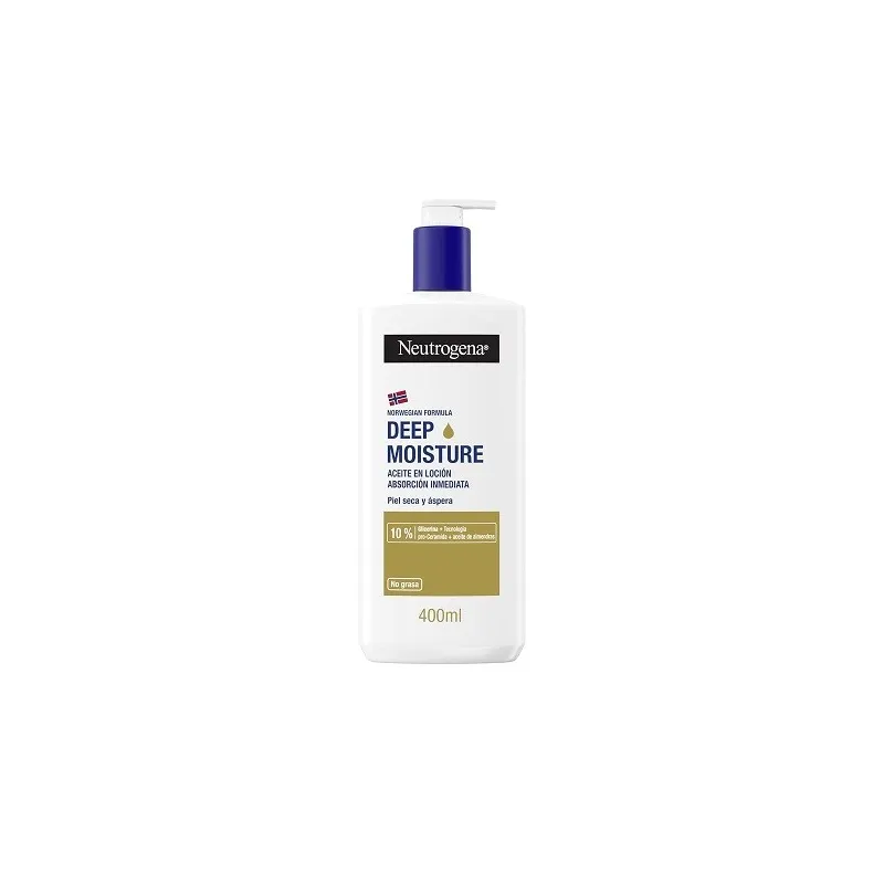 Neutrogena Hidratacion Profunda aceite en loción absorción inmediata, 400 ml